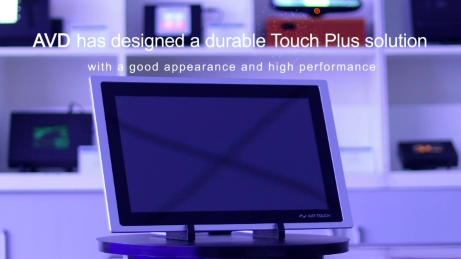 Touch plus product demonstration, integrated touch control solution