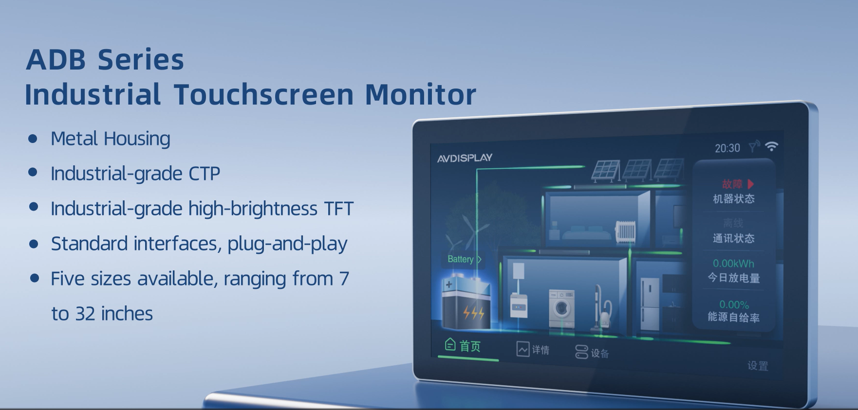 ADB Series Industrial Touch Display